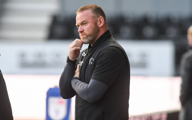 Derby manager Wayne Rooney