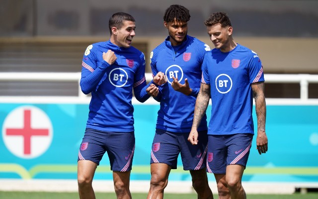 England training Mings White