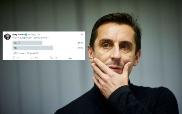Gary Neville on vaccine passports