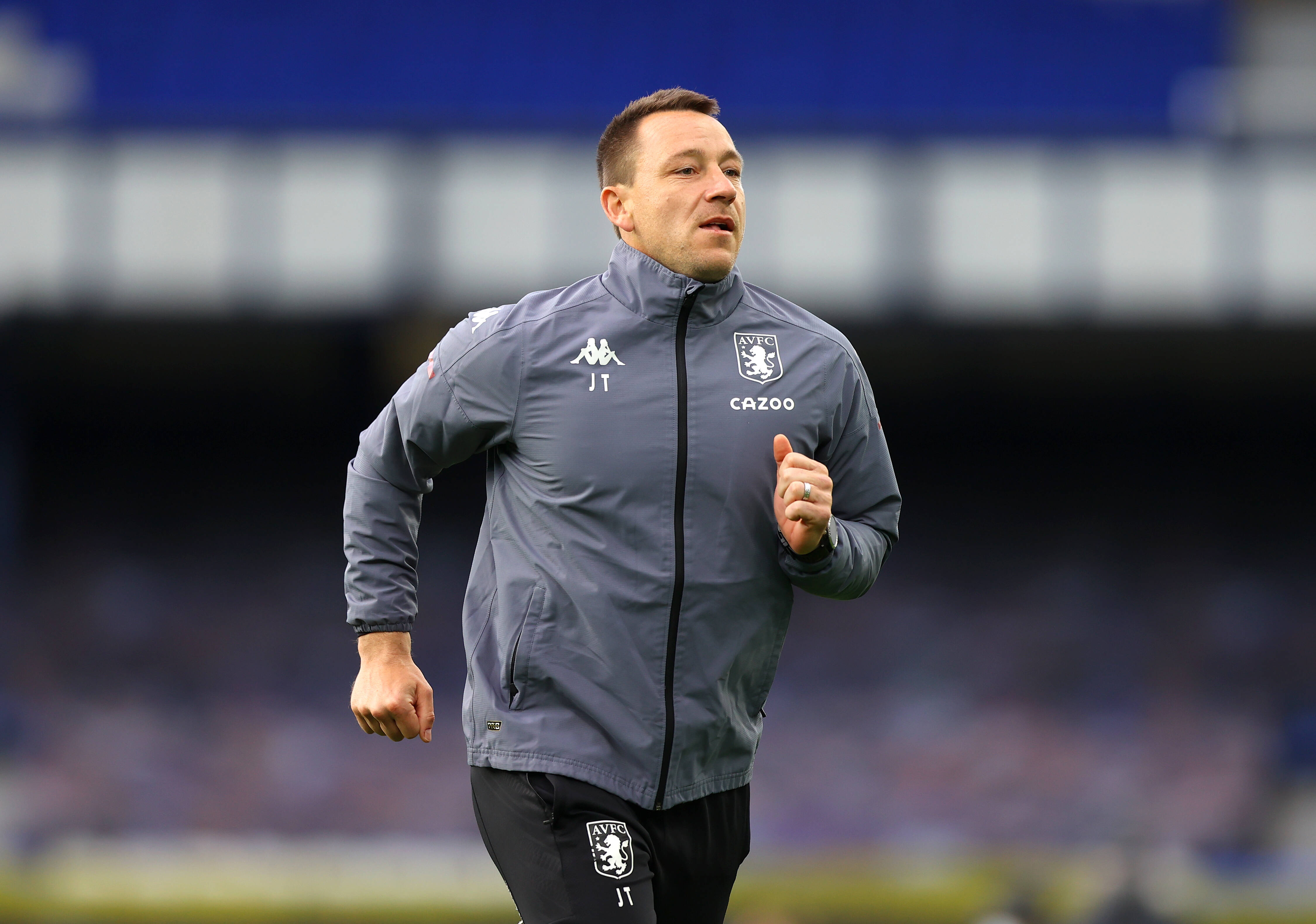 John Terry running as Aston Villa assistant