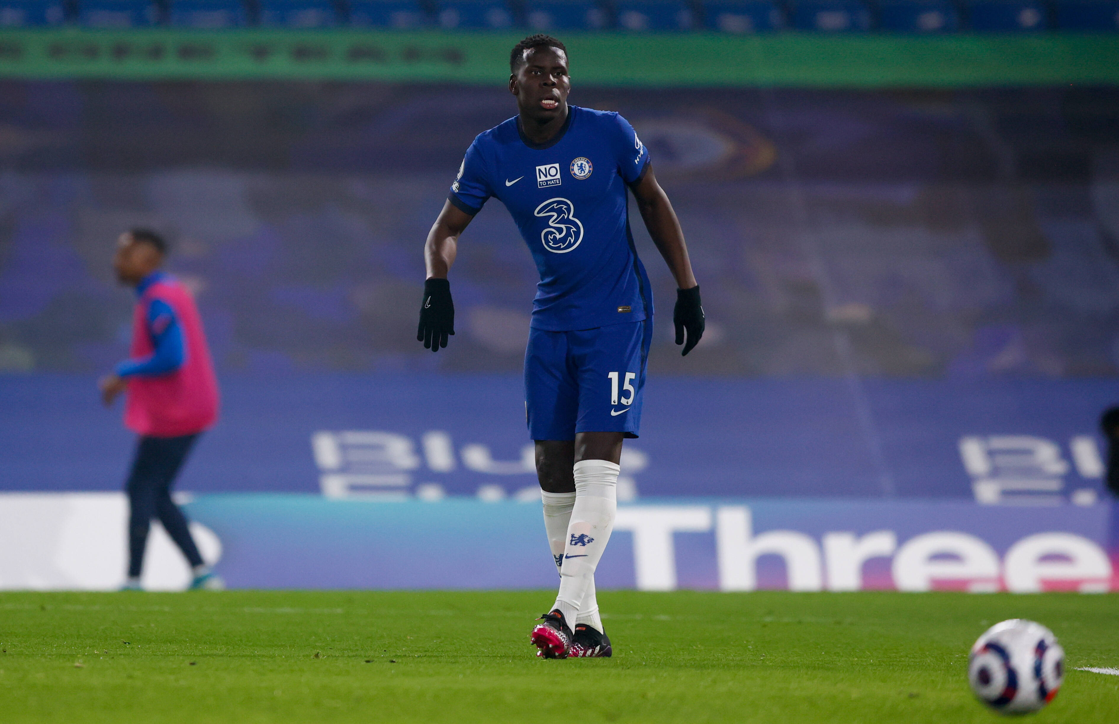 Kurt Zouma in action for Chelsea
