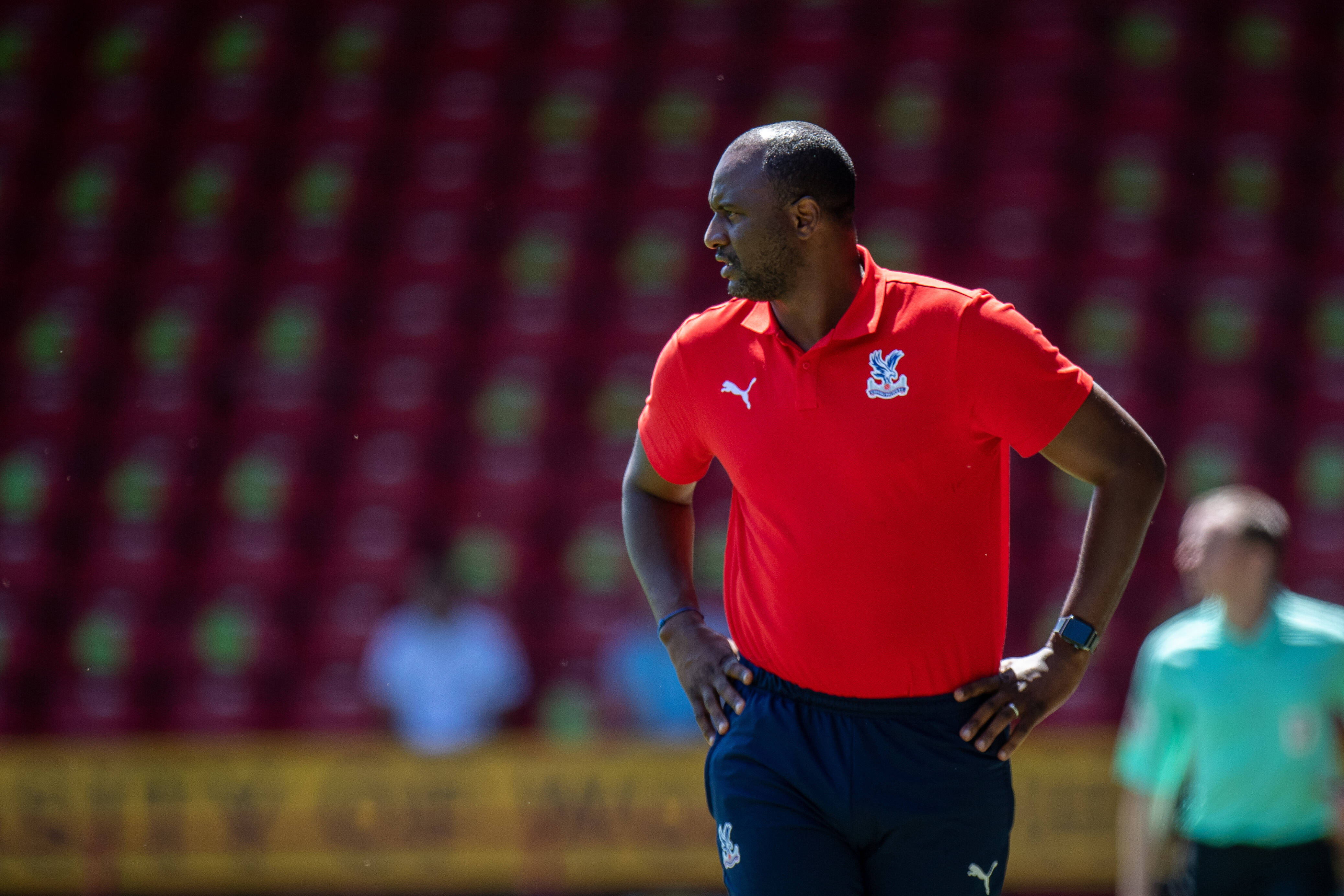 Patrick Vieira managing Crystal Palace in pre-season