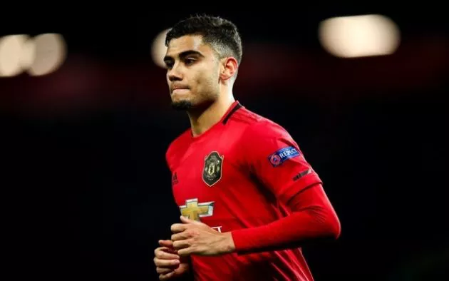 Pereira in action for Manchester United