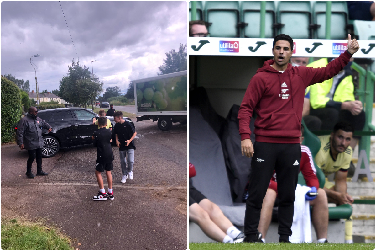 (Photo) Ben White leaves after Arsenal medical