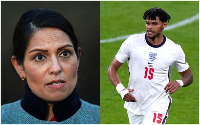 Priti Patel Tyrone Mings England