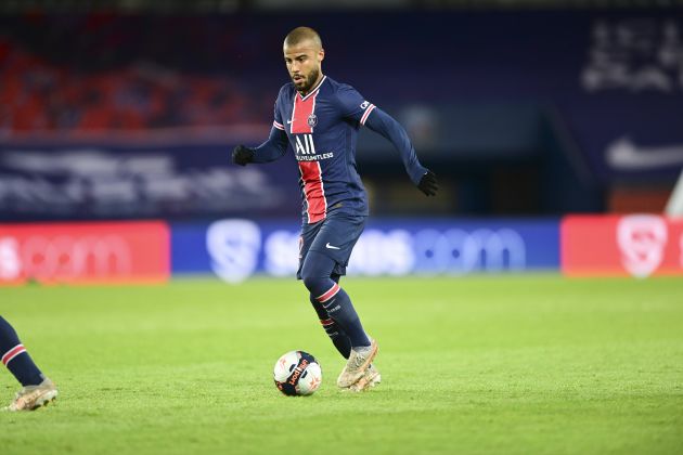 Rafinha in action for PSG