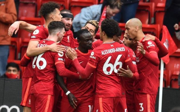 Robertson Mane Alexander-Arnold Fabinho Liverpool