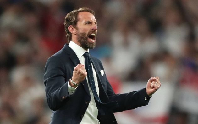 Southgate celebration vs Denmark