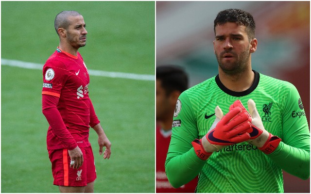 Thiago Alcantara Alisson Liverpool