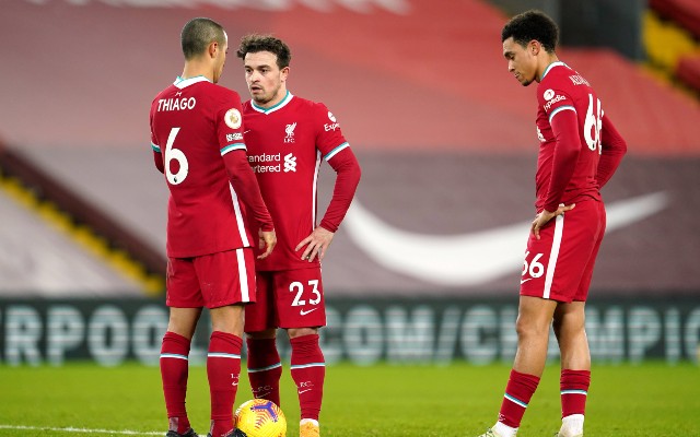 Thiago Alcantara Xherdan Shaqiri Trent Alexander-Arnold Liverpool