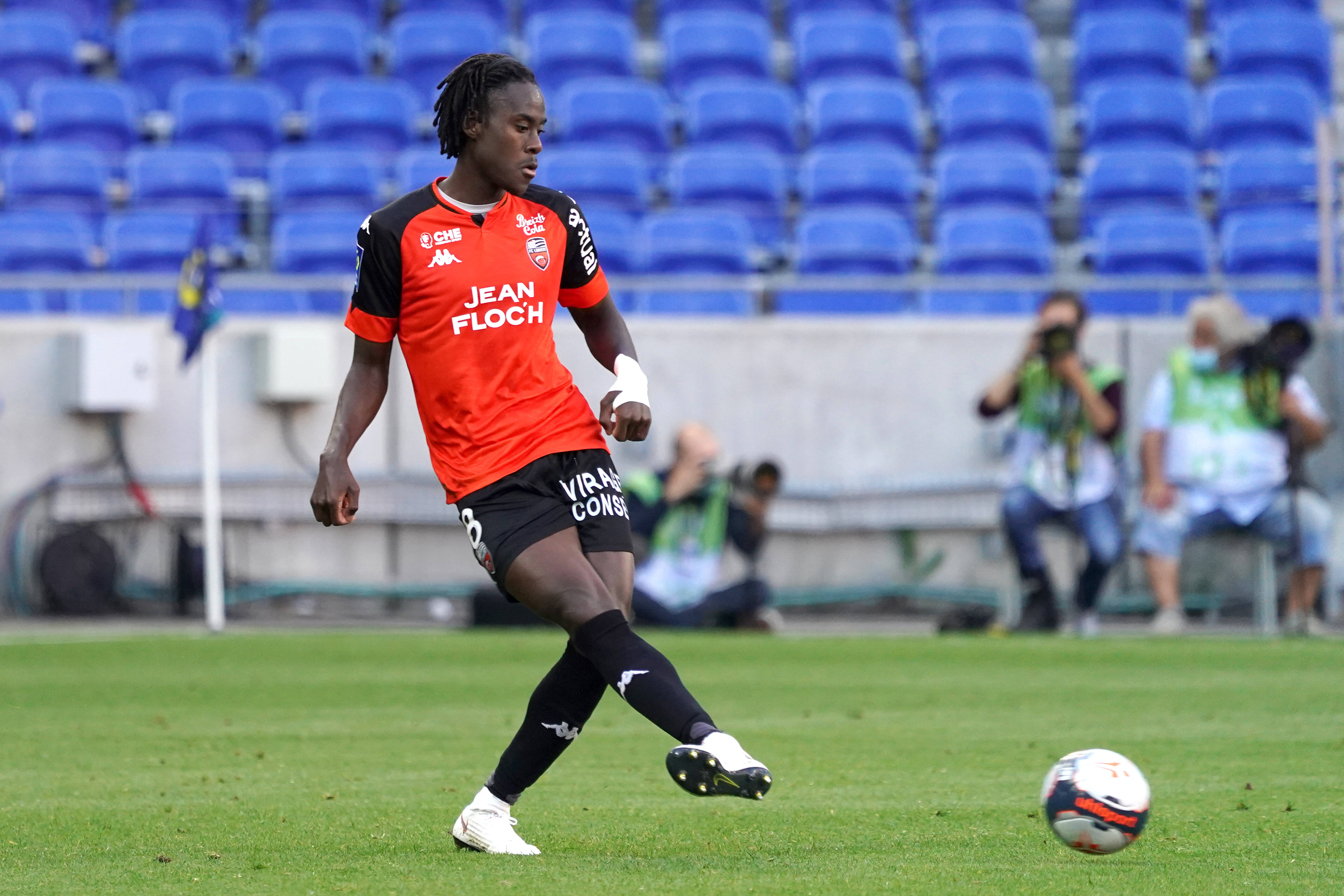 Trevoh Chalobah in action for Lorient