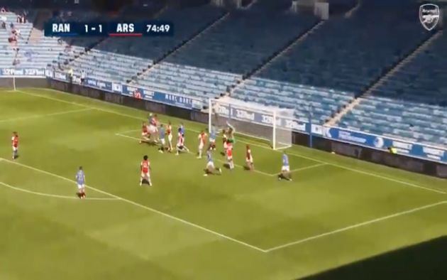 Video - Itten scores against Arsenal for Rangers in friendly