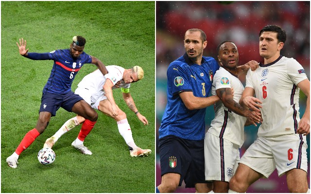pogba xhaka chiellini sterling maguire euro 2020