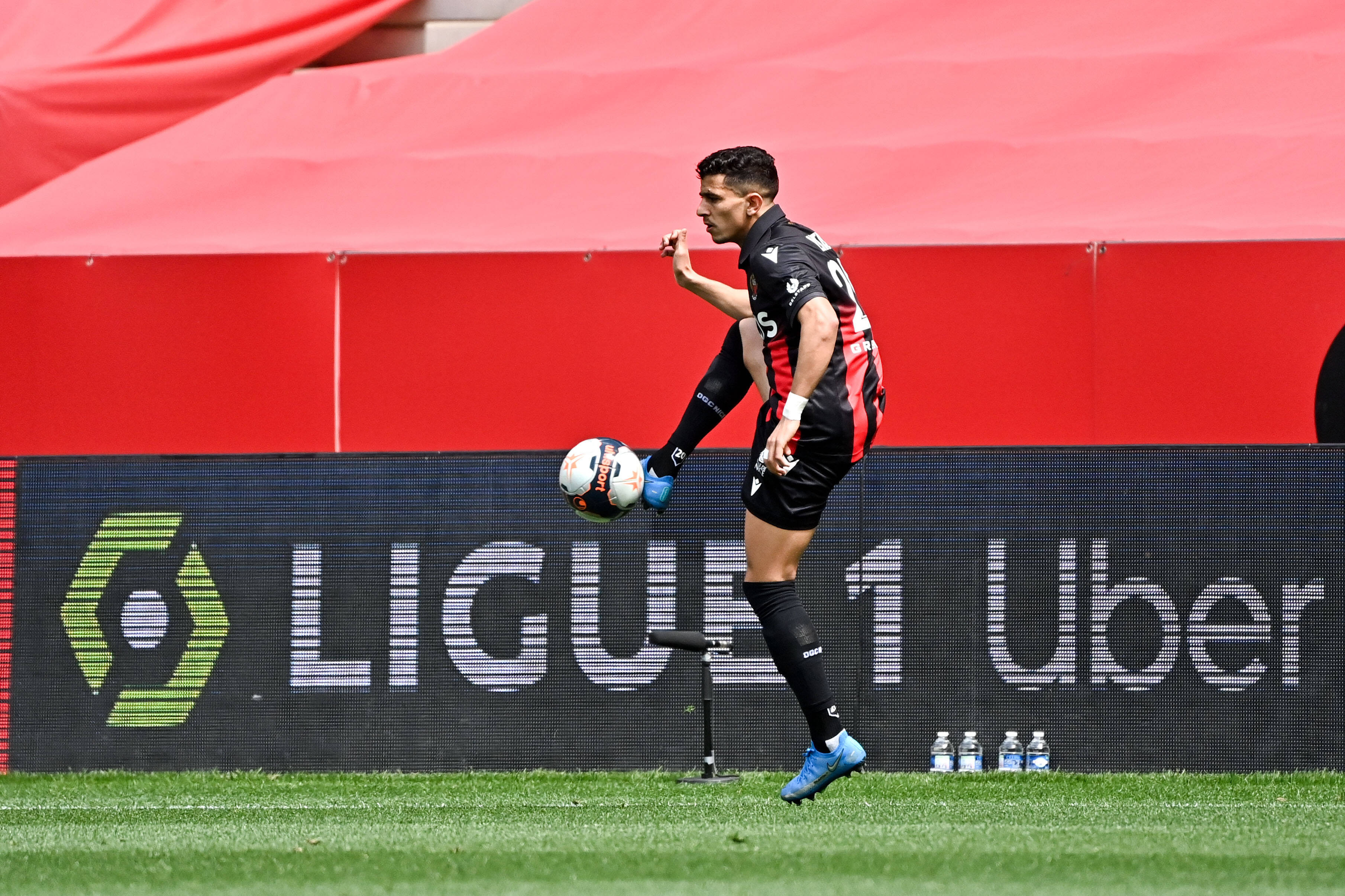 Youcef Atal of Nice is attracting interest from Crystal Palace