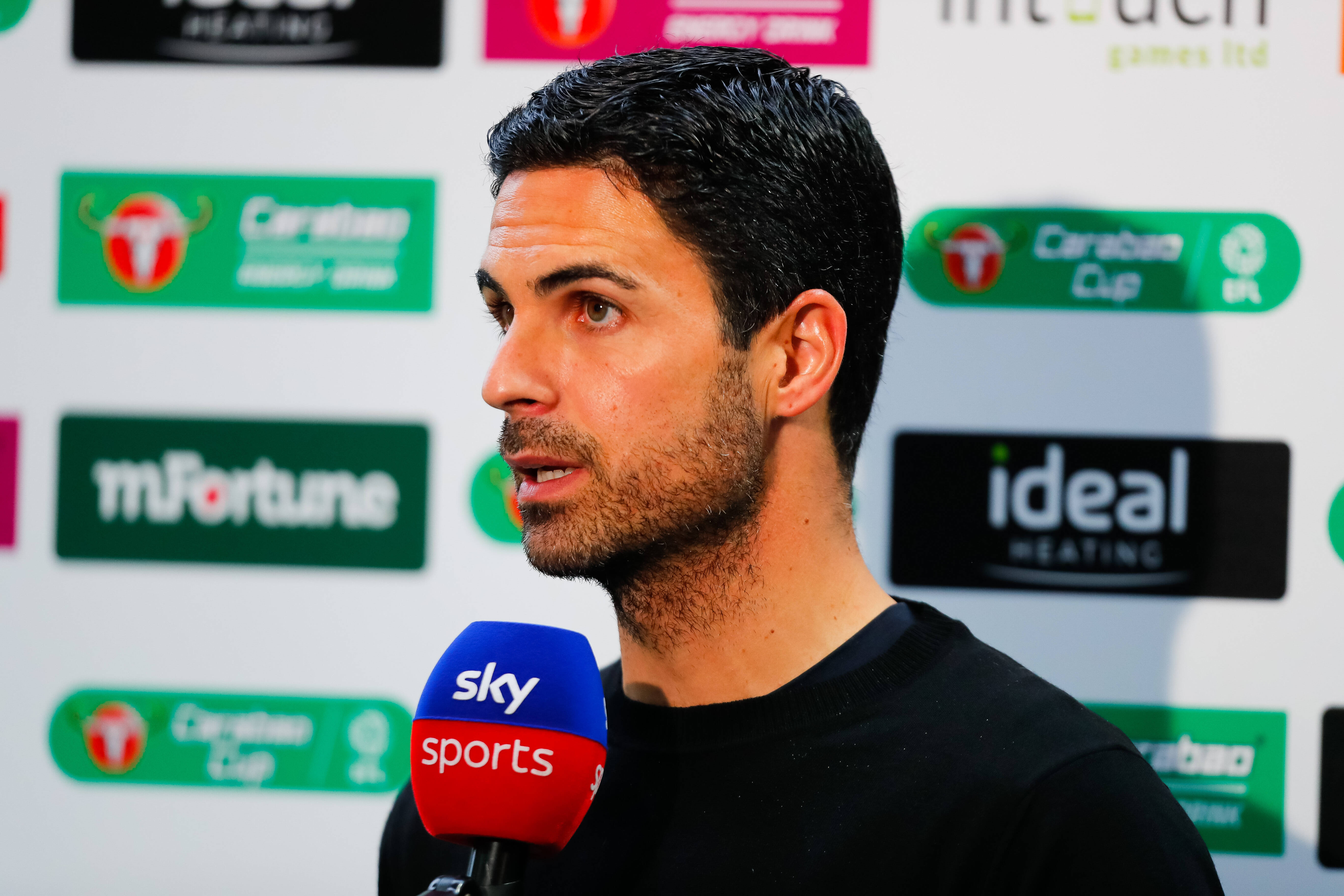 Mikel Arteta has spoken about Pierre-Emerick Aubameyang