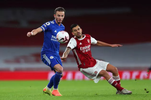 Maddison Leicester vs Arsenal