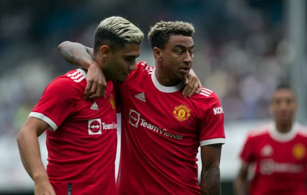 Andreas Pereira and Jesse Lingard Man United