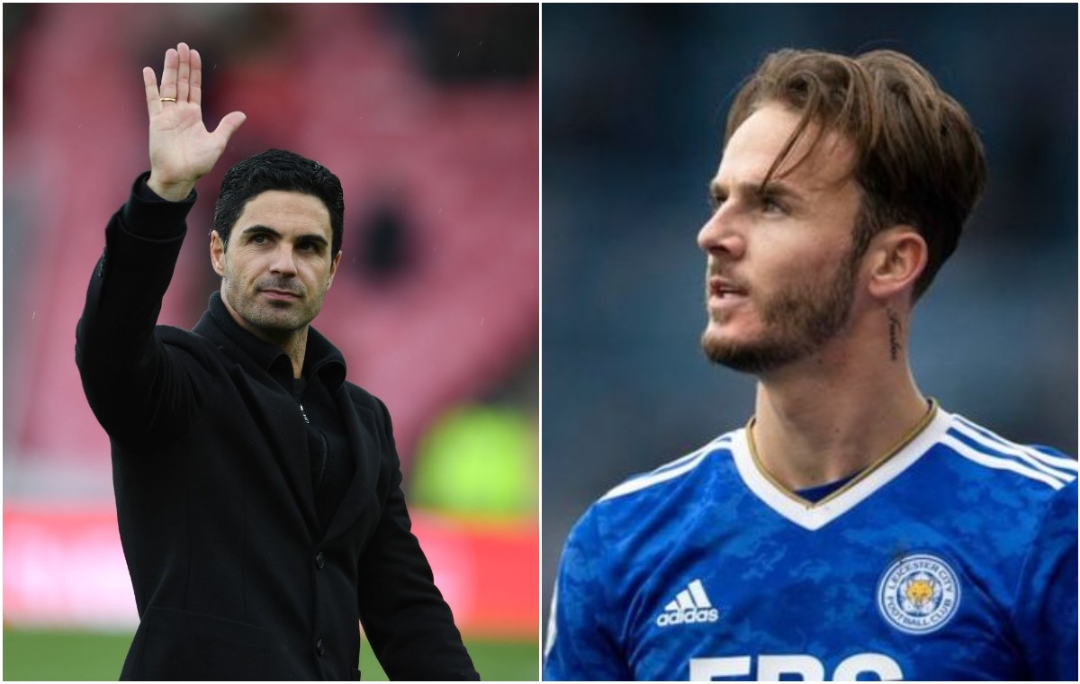 Arteta Arsenal Maddison Leicester