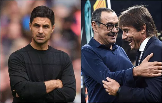 Arteta Sarri Conte