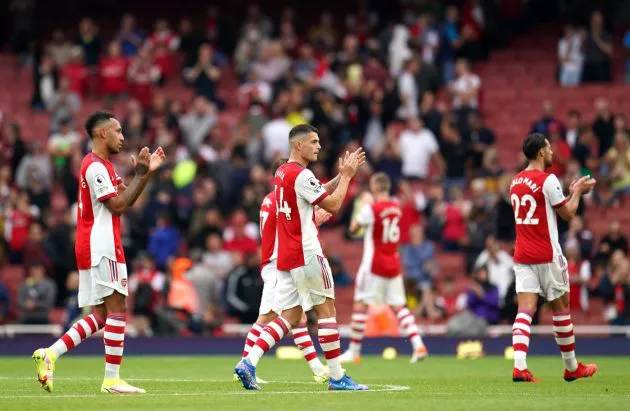 Aubameyang Xhaka Mari Arsenal