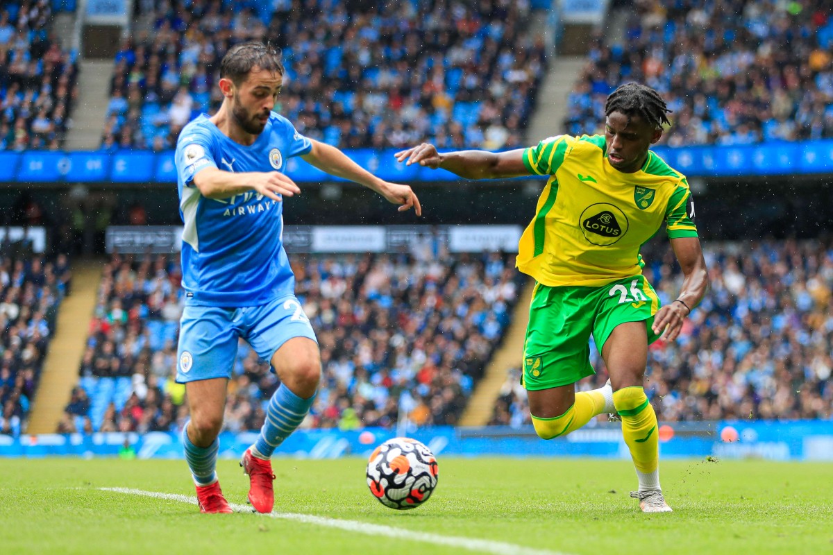 Bernardo Silva Man City vs Norwich City