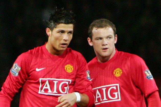 Cristiano Ronaldo and Wayne Rooney