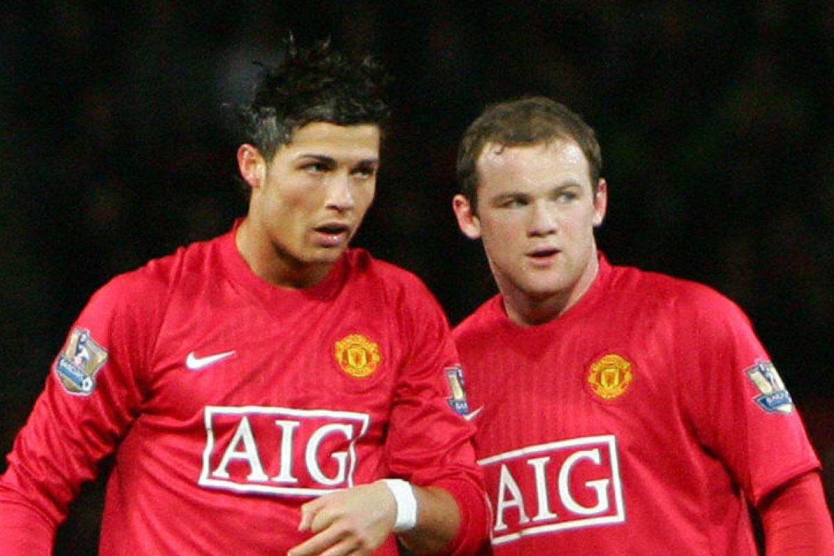 Cristiano Ronaldo and Wayne Rooney