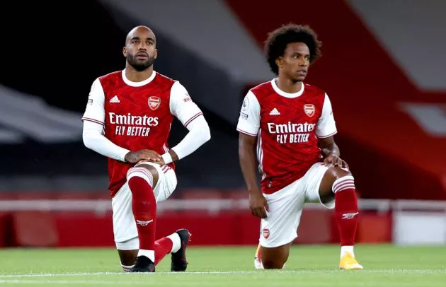 Lacazette Willian 2021 Arsenal