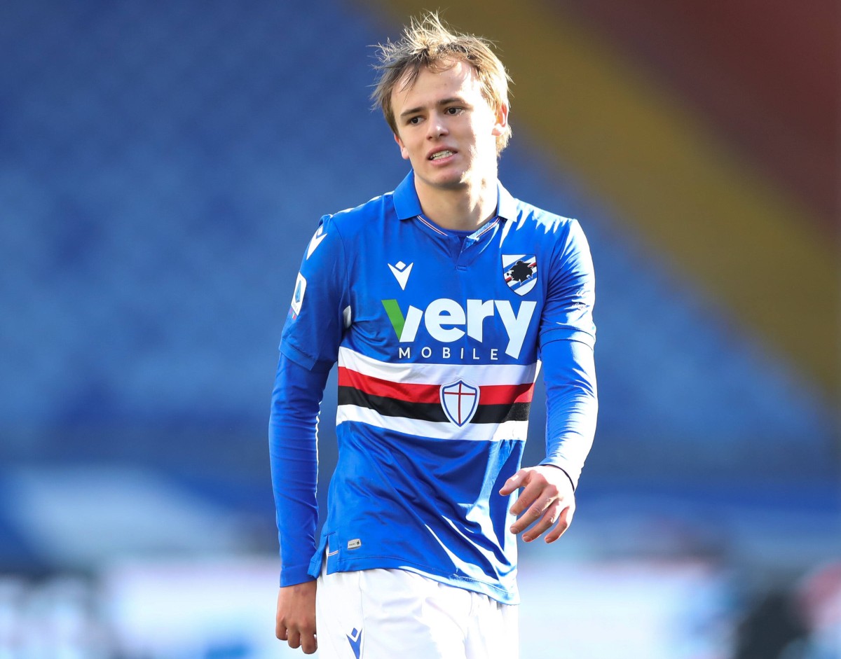 Mikkel Damsgaard Sampdoria Mikkel Damsgaard Sampdoria