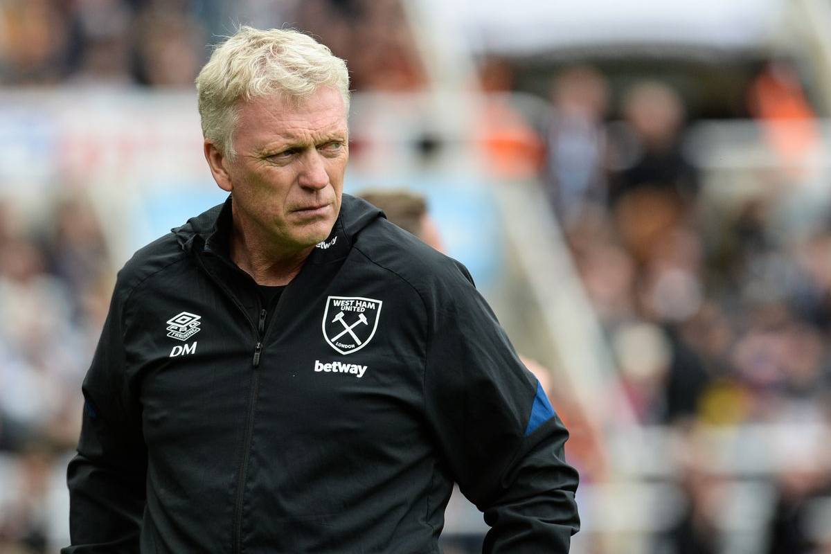 David Moyes taking charge of a West Ham game