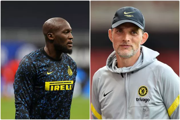 Romelu Lukaku and Thomas Tuchel
