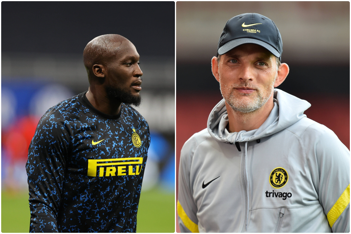 Romelu Lukaku and Thomas Tuchel