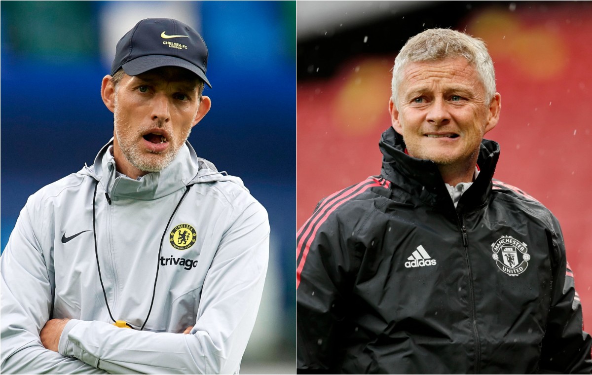 Thomas Tuchel Ole Gunnar Solskjaer Chelsea Manchester United Thomas Tuchel Ole Gunnar Solskjaer Chelsea Manchester United