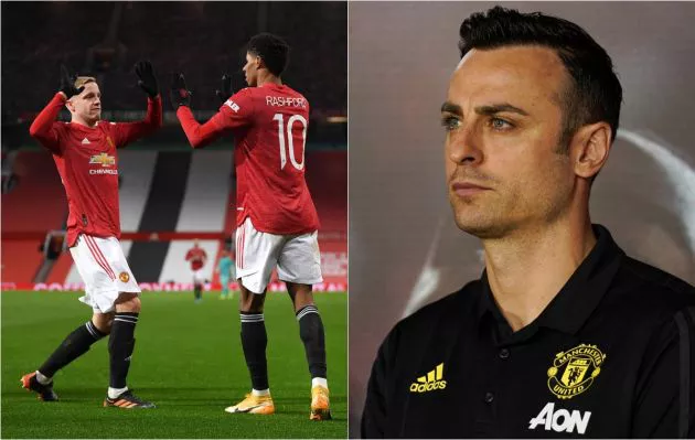 van de beek rashford berbatov man utd
