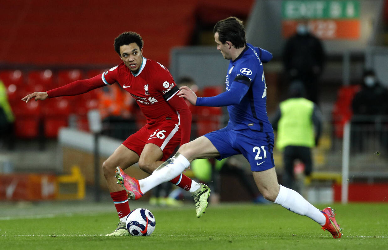 trent alexander-arnold liverpool ben chilwell chelsea