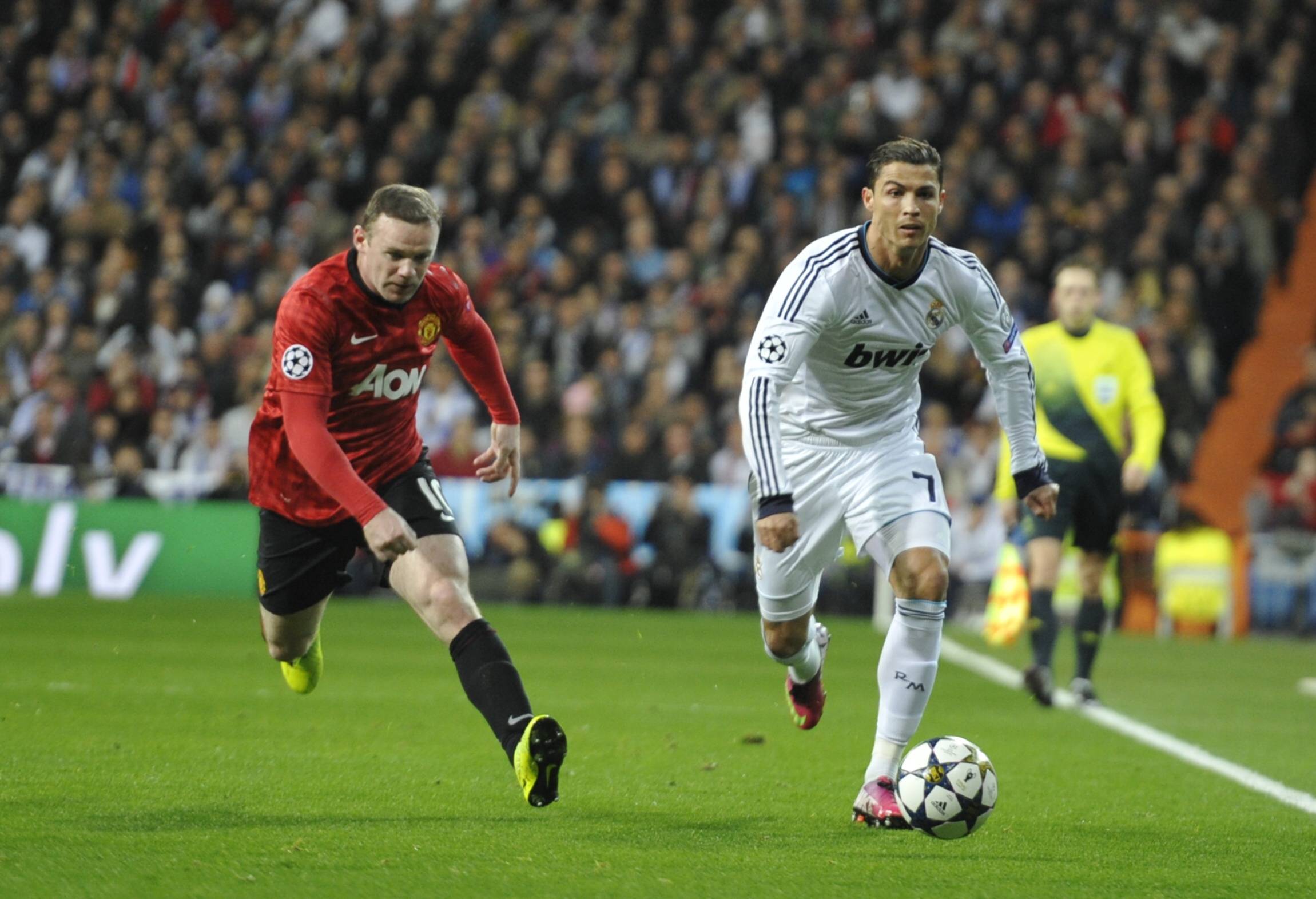 Rooney and Ronaldo