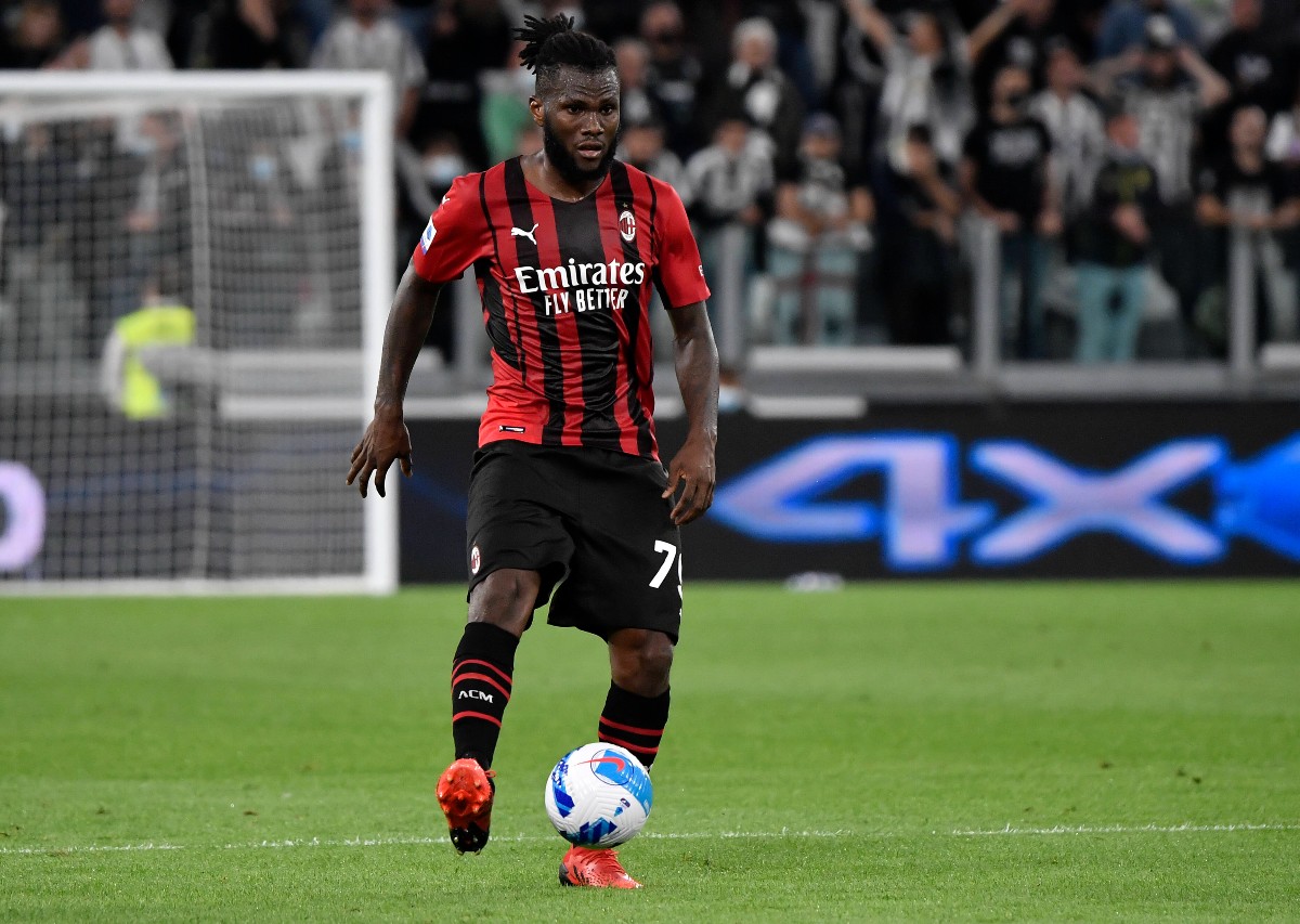 AC Milan's Franck Kessie AC Milan's Franck Kessie