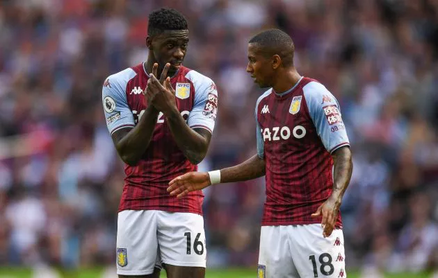 Axel Tuanzebe Ashley Young Aston Villa