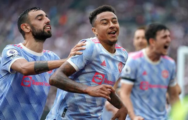 Bruno Fernandes Jesse Lingard Harry Maguire Man Utd West Ham