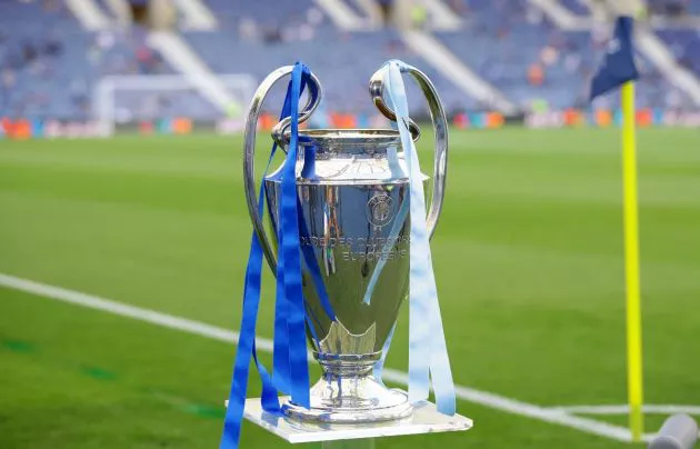 CL trophy blue ribbons