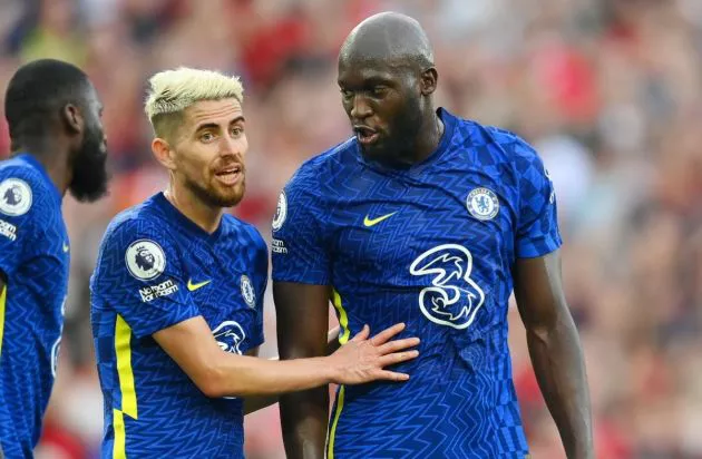 Chelsea stars Jorginho and Lukaku