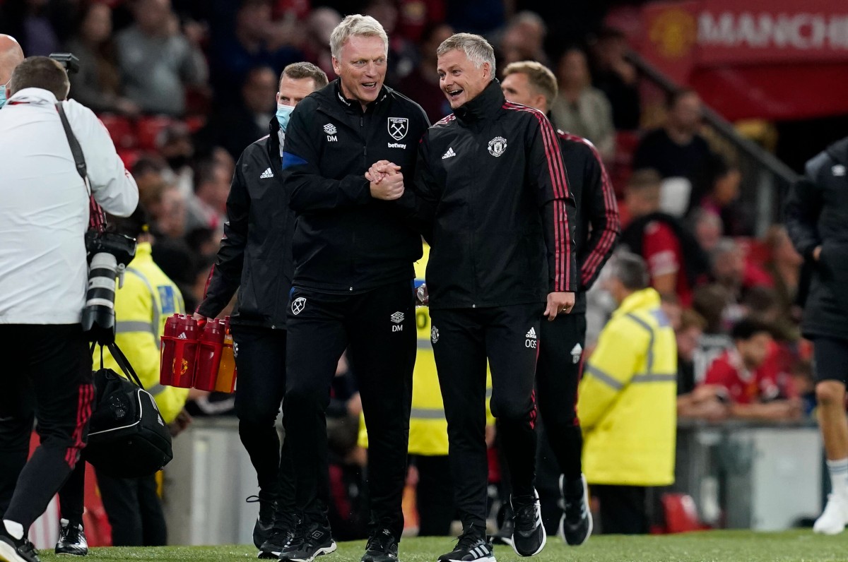 David Moyes Ole Gunnar Solskjaer Man U West Ham Carabao Cup
