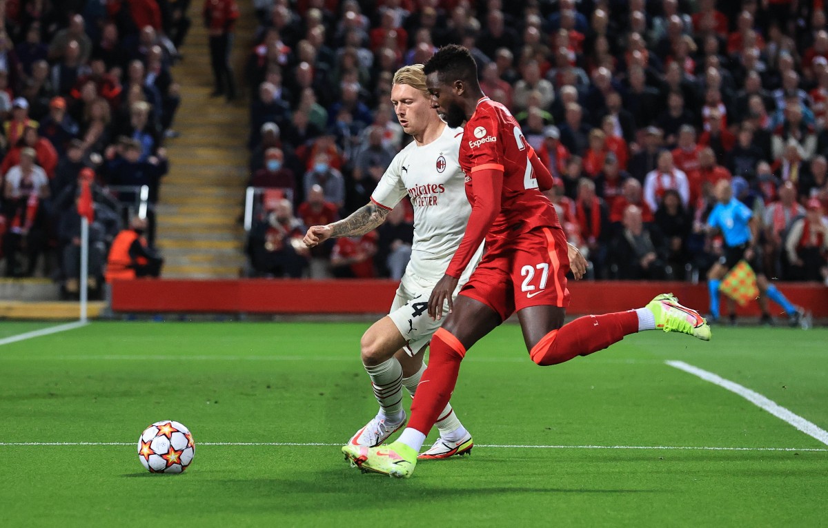 Divock Origi Liverpool vs AC Milan