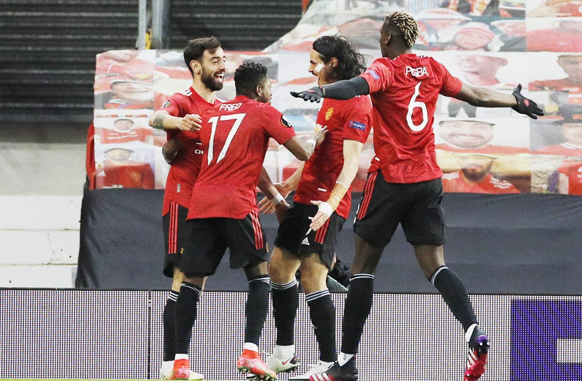 Fernandes Fred Cavani and Pogba Fernandes Fred Cavani and Pogba