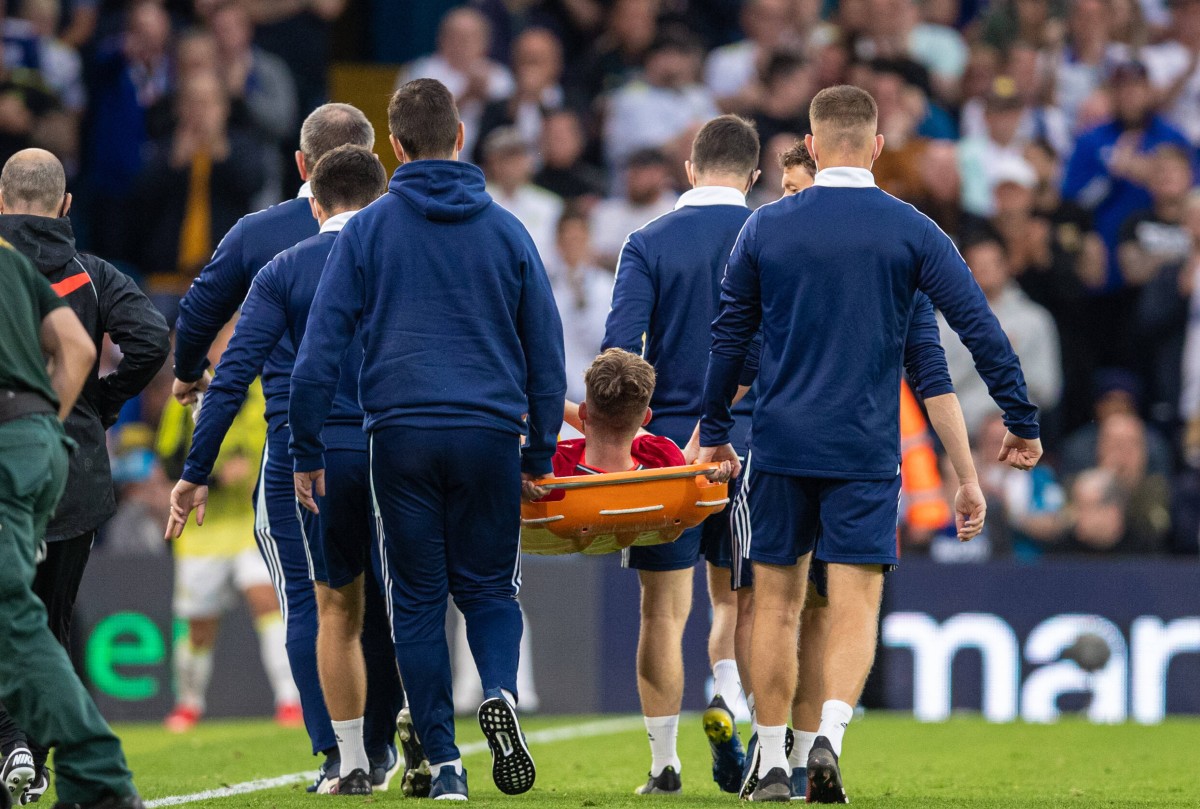 Harvey Elliott stretcher