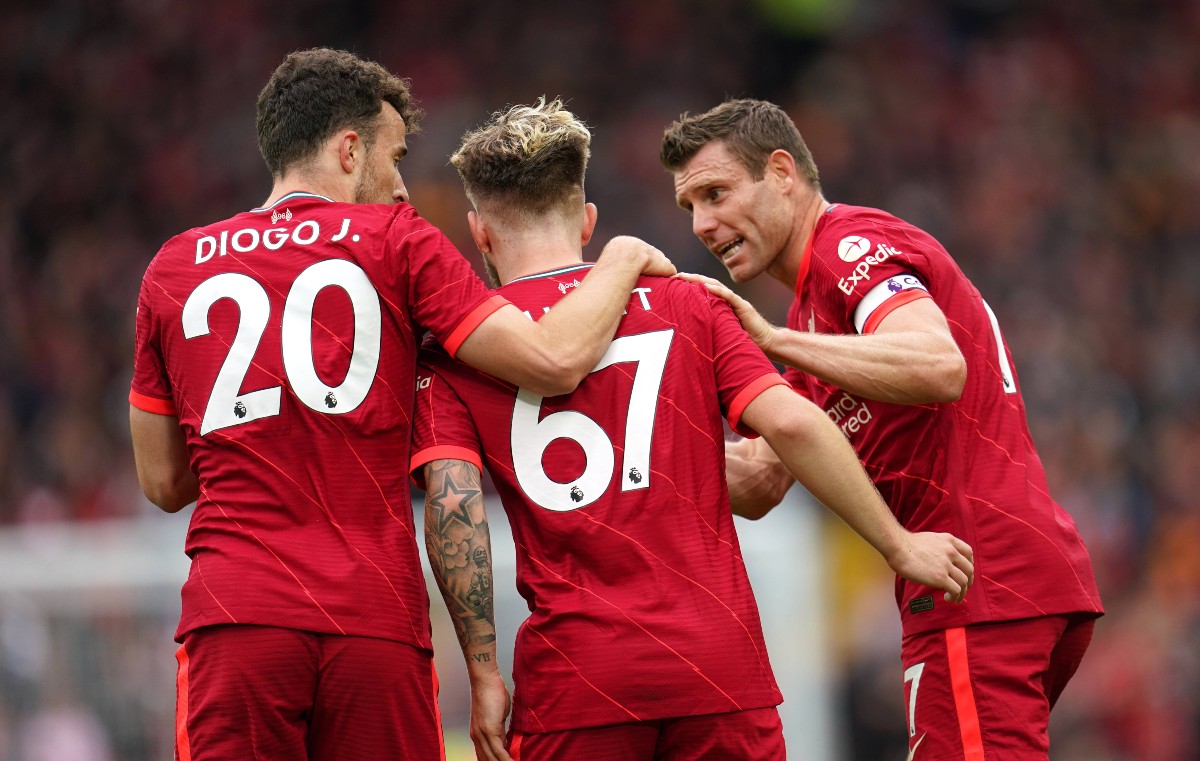 Jota Elliott Milner Liverpool