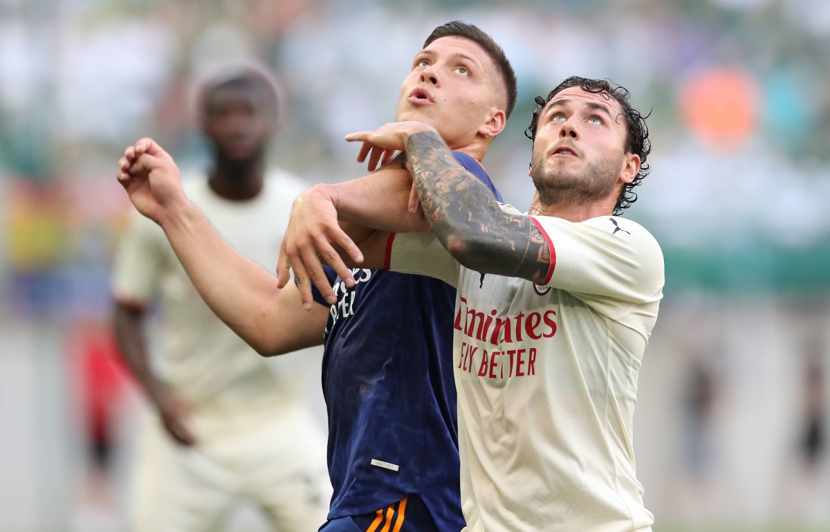 Luka Jovic Real Madrid vs AC Milan