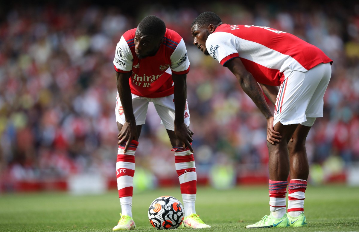 Nicolas Pepe and Ainsley Maitland-Niles
