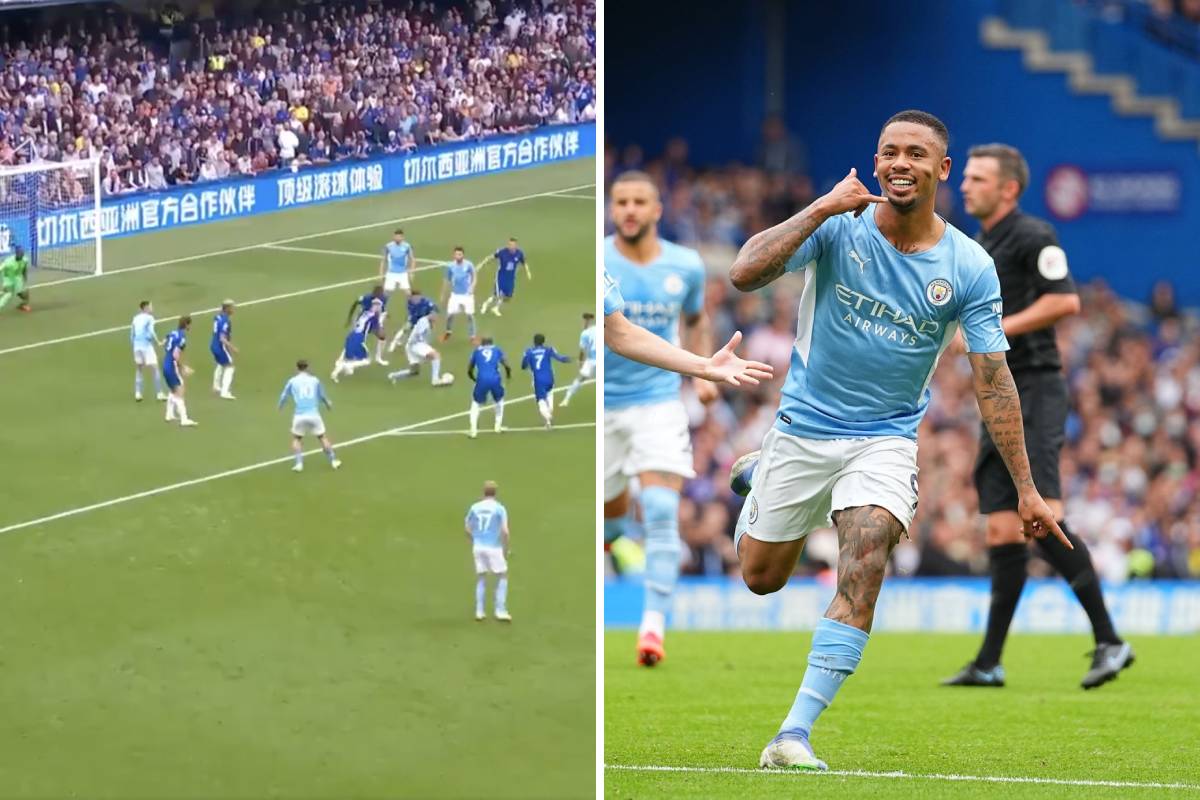 gabriel jesus man city chelsea goal