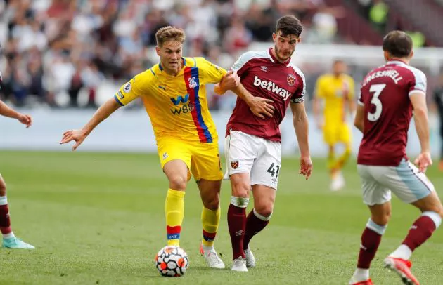 Declan Rice vs Crystal Palace